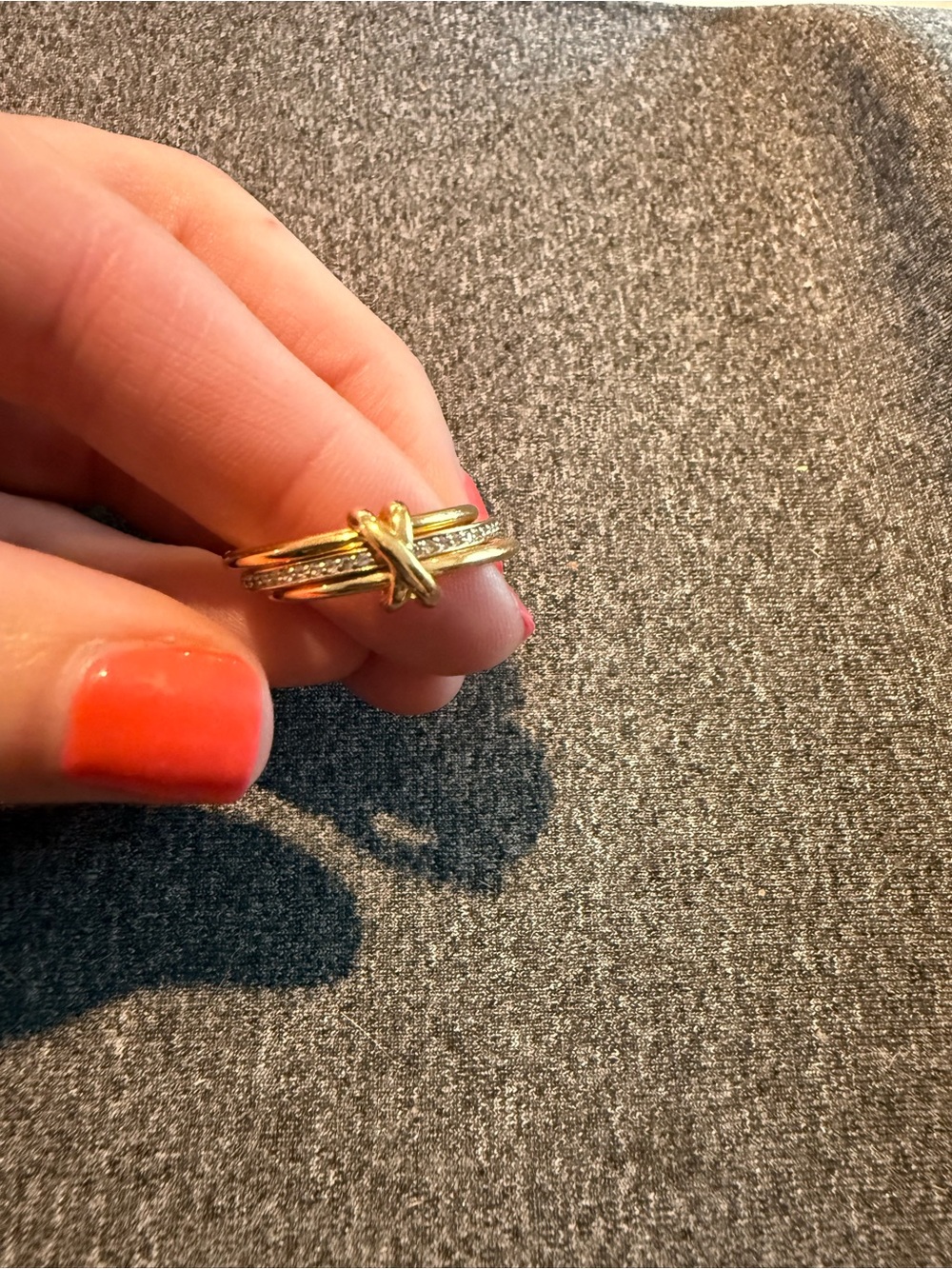 Kendra Scott Gold-Tone Knot Stackable Ring